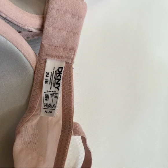 DKNY Lace Bra Set - Pink, Black, Lavender - Picture 5 of 7